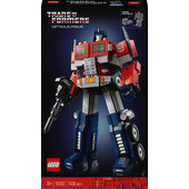 LEGO ICONS Optimus Prime, Modellino da Costruire 2 in 1 del Leader dei Transformers, Set da Collezione per Adulti, 10302
