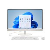 HP All-in-One Desktop AI 27-cr2005nl PC Intel Core Ultra 5 225U 68,6 cm (27") 1920 x 1080 Pixel 16 GB DDR5-SDRAM 512 GB SSD Windows 11 Home Wi-Fi 6 (802.11ax) AI PC Bianco