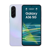 Samsung Galaxy A36 5G, Smartphone con Funzioni intelligenti, Display Super AMOLED 6.7”, 6GB RAM, 128GB, Camera 50MP, Batteria 5.000 mAh, IP67, Awesome Lavender