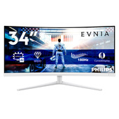 Philips Evnia 5000 34M2C5501A/00 Monitor PC 86,4 cm (34") 3440 x 1440 Pixel Wide Quad HD LCD Bianco