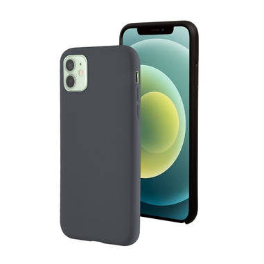 Electroline Cover in silicone soft touch per iPhone 12 MINI - Nera