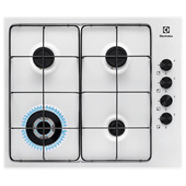 Electrolux EGS6414W piano cottura Bianco Da incasso 60 cm Gas 4 Fornello(i)