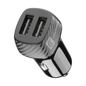 Cellularline Car Multipower 2 - iPhone, Samsung, Xiaomi, Oppo and other Smartphones and Tablets Caricabatterie da auto veloce 2 porte, 24W