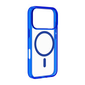 Cellularline Iconic Mag - iPhone 17 Pro Max Custodia trasparente con bordi colorati compatibile con ecosistema Magsafe