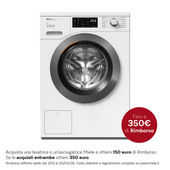 Miele WCK360 WCS lavatrice Caricamento frontale 10 kg 1400 Giri/min Bianco