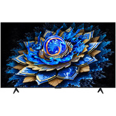 TCL T69C 85T69C 85" QLED, TV Direct LED, TV 4K HDR, Smart TV alimentata da Google TV (Dolby Vision & Atmos, Game Master, Motion Clarity, audio Onkyo 2.1, compatibile con Google Assistant e Alexa)