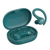 JLab Go Air Sport Auricolare True Wireless Stereo (TWS) A clip Bluetooth Colore foglia di tè