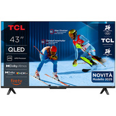 TCL T6C Serie Smart TV QLED 4K 43" 43T6C, Dolby Vision & Atmos, HDR10+, Fire TV