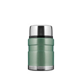 H&H Lifestyle 7867205 recipiente per cibo Rotondo Flask 0,5 L Verde, Acciaio inossidabile 1 pz