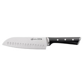 Lagostina ce Force Coltello Santoku da 18 cm, Coltello da Cucina, Lama in Acciaio Inox Tedesco, Prestazioni di Taglio Durature e Lama Sempre Affilata