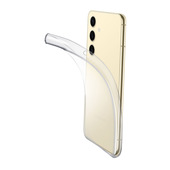 Cellularline Fine - Galaxy S25 Cover in gomma morbida ultra sottile e trasparente