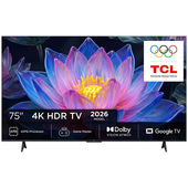 TCL P6L TV 75P6L 75” 4K HDR, Direct LED, Google TV, HDR10, Dolby Audio, Game Master, VRR, Google Assistant & Alexa, AirPlay 2