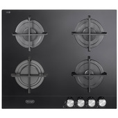 De’Longhi SLF 4R60 LN2 piano cottura Nero Da incasso 60 cm Gas 4 Fornello(i)