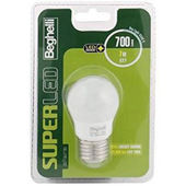 Beghelli Sfera Super LED E27 Lampadina a risparmio energetico Bianco freddo 6500 K 7 W F