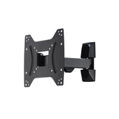 Hama Supporto per LCD, Full Motion, 200x200, 20 kg, 2 snodi, Nero, 1 stella