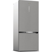 Whirlpool WHK2 6554 X6E Frigorifero combinato a libera installazione, Dual no frost, 78cm, Classe C, Pearl Inox, 35dbA, h188cm