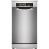 Bosch Serie 6 SPS6YMI14E Lavastoviglie da libera installazione 45 cm Acciaio spazzolato anti-impronta Classe B