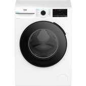 Beko b300 BMWUR10147DC: Lavatrice 10kg, classe A-10% , linea estetica NX, motore inverter, display touch, colore bianco, oblò nero con cover