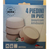 Elettrocasa AS 46 accessorio e componente per lavatrice Anti vibration pads 4 pz