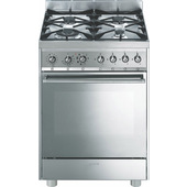 Smeg C6GMXI8-1 cucina Elettrico Gas Acciaio inox