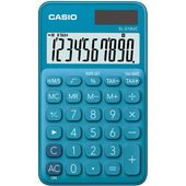 Casio SL-310UC-BU calcolatrice Tasca Calcolatrice di base Blu