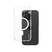 PanzerGlass CARE by ® Flagship Cover Trasparente Urban Combat con MagSafe Bianco iPhone 16 Pro