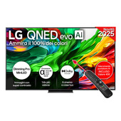 LG QNED evo AI 75'' Serie QNED87 75QNED87A6B, MiniLED 4K, Dimming Pro, Dolby Vision, SMART TV 2025