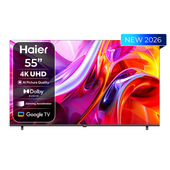 Haier Smart TV LED 55" H55K85GUX, 4K UHD, Google TV, AI Picture Quality, HDR10, Dolby Audio, Gaming 120Hz , HDMI 2.1 x4