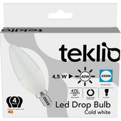 IOPLEE Title update: TEKLIO C35665 Confezione 4 lampadine LED 6500 K 4,5W E14 Classe F