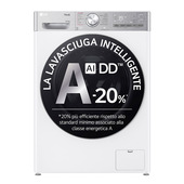 LG D4R9513TPWC Lavasciuga 13/7kg AI DD, Classe D, 1400 giri, TurboWash 360, Autodosaggio