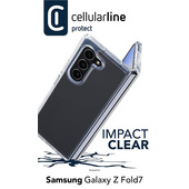 Cellularline Impact Clear Case - Galaxy Z Fold7 Custodia trasparente ultra-protettiva