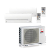 Mitsubishi Electric Dualsplit 9000+12000BTuMXZ-2HA40VF + MSZ-HR25VF-E1 + MSZ-HR35VF condizionatore fisso