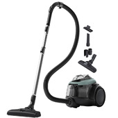 AEG AL61C2OG, Aspirapolvere Senza Sacco, 700W, Silenzioso 74dB, Spazzola Per Parquet, Bocchetta Multiuso, Verde