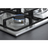 Hisense GM773XF piano cottura Acciaio inox Da incasso 71 cm Gas 5 Fornello(i)