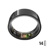 Ultrahuman Ring AIR – Monitor del sonno e dell'attività fisica, anello intelligente per uomo e donna, nessuna spesa per l'app per le funzioni standard, durata della batteria fino a 6 giorni (taglia 14)