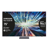 Samsung Smart TV 75” QE75QN900DTXZT Neo QLED 8K Mini LED Graphite Black 2024, Processore NQ8 AI GEN3, 8K AI Upscaling Pro, Infinity Air Design, Dolby Atmos
