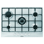 Glem Gas GT755IX piano cottura Acciaio inossidabile Da incasso 70 cm 5 Fornello(i)