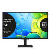 Samsung Full HD 24" UE24F6000FUXZT, Hyper Real Processor, HDR & Pur Color, Smart Experience, OTS Lite & Adaptive Sound, Slim Look Design, Smart TV, 2025