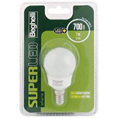 Beghelli Sfera Super LED E14 Lampadina a risparmio energetico Bianco freddo 6500 K 7 W F