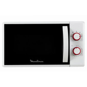 Moulinex MO20MSWH forno a microonde Rosso, Bianco Solo microonde Superficie piana 20 L 800 W