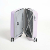 Siretessile 8053193493717 bagaglio Trolley Guscio rigido Lillà Acrilonitrile butadiene stirene (ABS), Policarbonato (PC)
