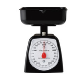 Electroline EZKSKCAK bilancia da cucina Nero Superficie piana Quadrato Bilancia da cucina meccanica