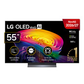 LG OLED evo AI 55'' Serie C6 OLED55C65LA, 4K, Brightness Booster, Processore α11 Gen3, VRR 165Hz,G-Sync, SMART TV 2026
