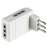 bticino S3605DE adattatore per presa di corrente Bianco