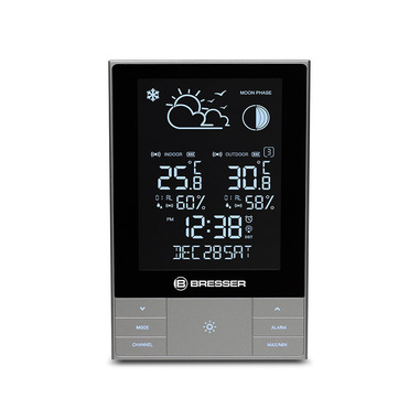 Bresser Optics ClimateTemp NDV Antracite, Metallico, Argento LCD DC/Batteria