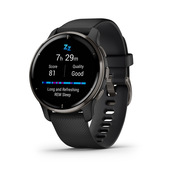 Garmin Venu 2 Plus GPS 3,3 cm (1.3") AMOLED 43 mm Digitale 416 x 416 Pixel Touch screen Nero Wi-Fi GPS (satellitare)
