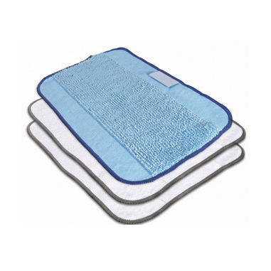 iRobot 4409705 Panno per la Pulizia Microfibra Blu, Bianco 3 pz