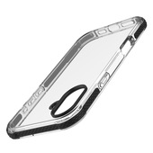 Cellularline Tetra Force Strong Guard - iPhone 16 Custodia flessibile ultra-protettiva, anti-shock con tecnologia antibatterica Microban® integrata