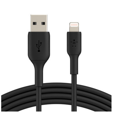 Belkin CAA001BT2MBK cavo Lightning 2 m Nero