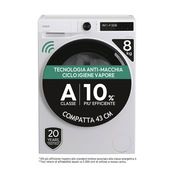 Candy BR 48SBL6-S lavatrice Caricamento frontale 8 kg 1400 Giri/min Bianco